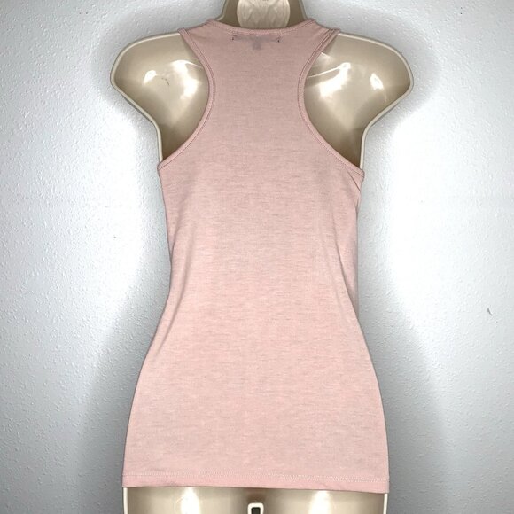 Almost Famous COPPER ROSE GOLD SEQUIN Racerback TANK TOP L Ganguro Coquette Y2K - Picture 4 of 4